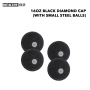 Wealthysub China warehouse sublimation 16oz black diamond cap (with small steel balls)